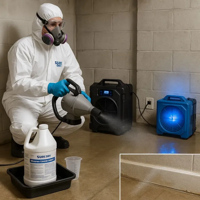 Sanitization and Odor Removal process in South Deerfield, MA